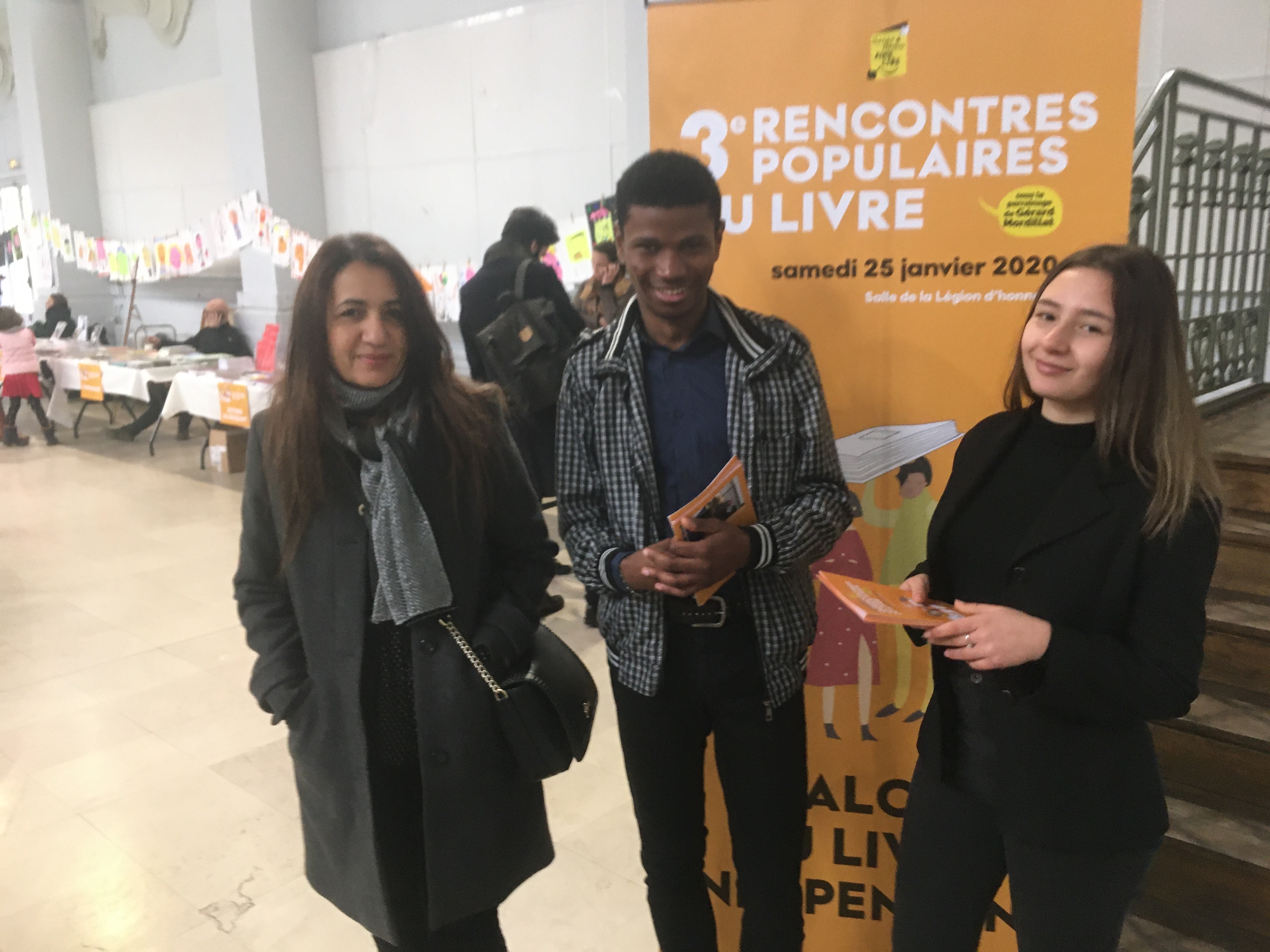 Les 1eres et Tle ARCU aux 3e Rencontres populaires du livre de Saint Denis